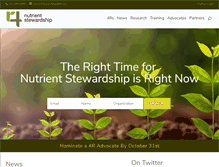 Tablet Screenshot of nutrientstewardship.org